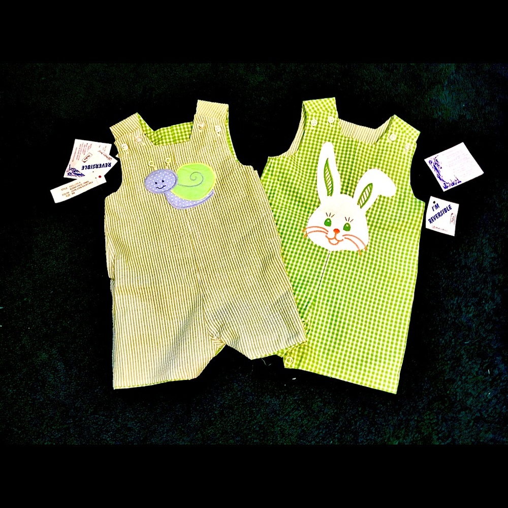 New with tags Bailey Boys Reversible Jon Jon 6 mth